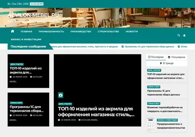 Снимок главной страницы acvilon-mebel.ru