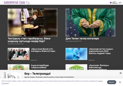 Снимок главной страницы bashkizi.ru