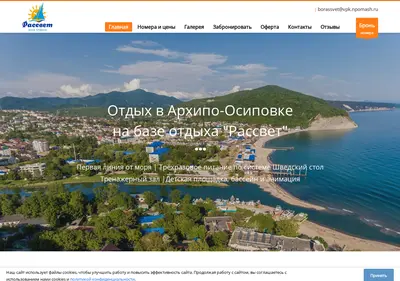 Снимок главной страницы bo-rassvet.ru
