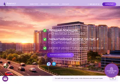 Снимок главной страницы ametist-hotel.ru