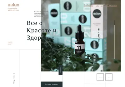 Снимок главной страницы aclon.ru