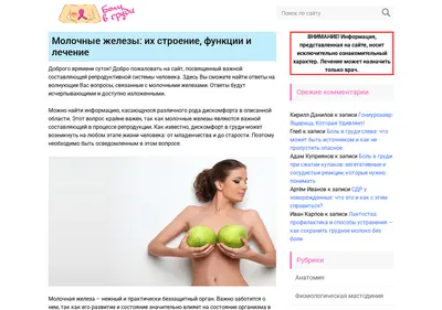 Снимок главной страницы bolivgrudi.ru