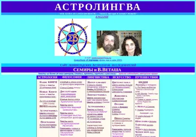 Снимок главной страницы astrolingua.ru