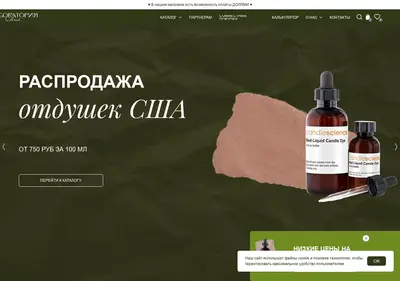 Снимок главной страницы candlelabb2b.ru