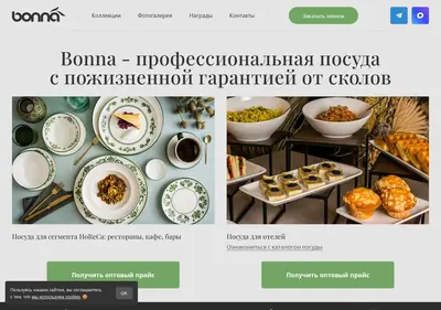 Снимок главной страницы bonnashop.ru
