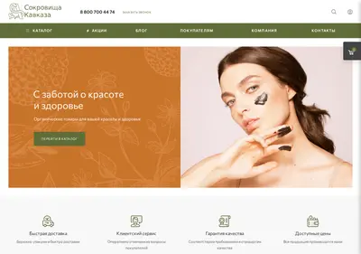 Снимок главной страницы adonis.ru