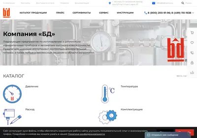 Снимок главной страницы bdrosma.ru