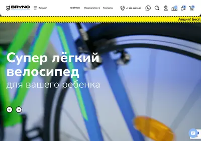 Снимок главной страницы bryno.ru