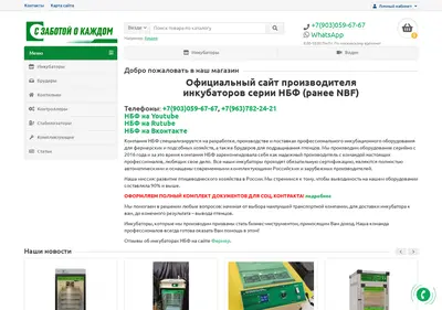 Снимок главной страницы nbf.su