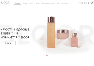 Снимок главной страницы bloor.ru
