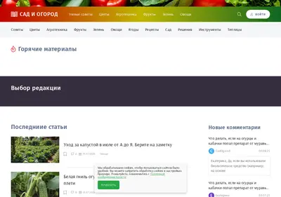 Снимок главной страницы cadogorod.ru