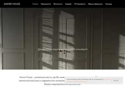 Снимок главной страницы amorehouse.ru