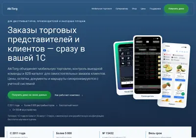 Снимок главной страницы akitorg.ru