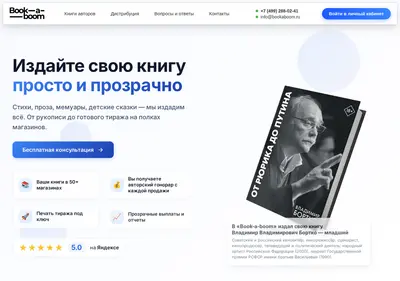 Снимок главной страницы bookaboom.ru