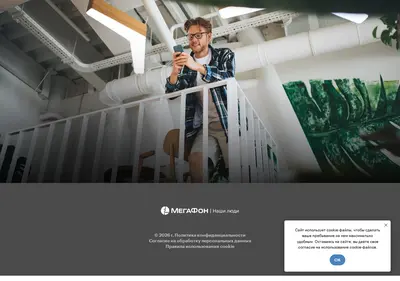 Снимок главной страницы business-megafon.ru