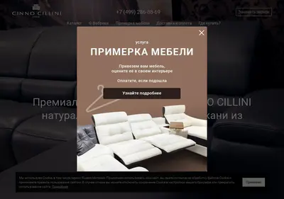 Снимок главной страницы cinno-cillini.ru