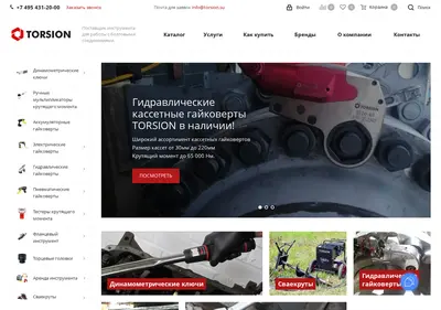 Снимок главной страницы torsion.su
