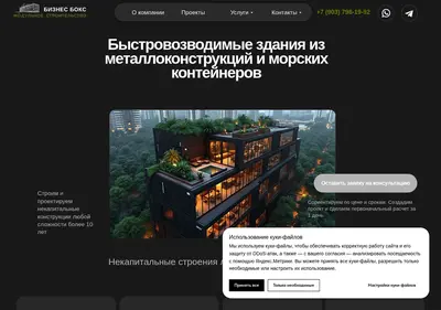 Снимок главной страницы biznes-box.ru