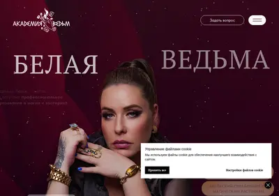 Снимок главной страницы academyvedm.ru