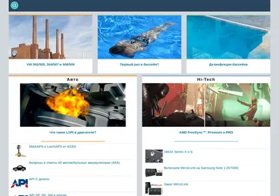 Снимок главной страницы axiona.ru