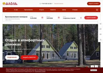 Снимок главной страницы aloli.ru