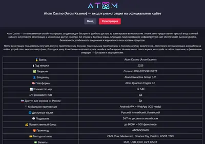 Снимок главной страницы atomamp-78.ru