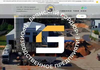 Снимок главной страницы bordur32.ru
