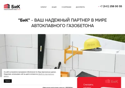 Снимок главной страницы bik116.ru