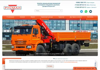 Снимок главной страницы rusman.su