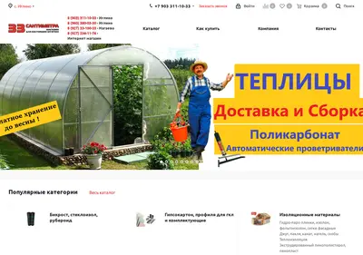 Снимок главной страницы 33sm.ru