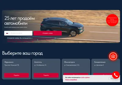 Снимок главной страницы avtomarket-51.ru