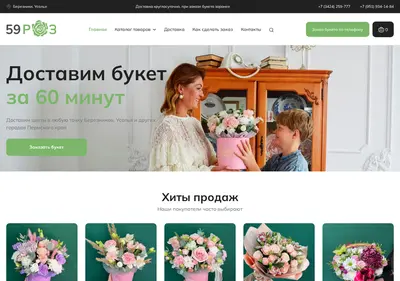 Снимок главной страницы 59roz-bk.ru