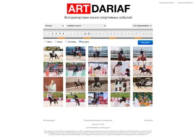 Снимок главной страницы artdariaf.ru