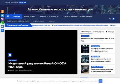 Снимок главной страницы automarket29.ru