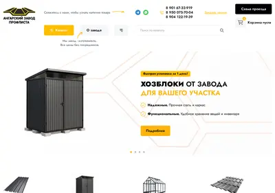 Снимок главной страницы angarskprof.ru