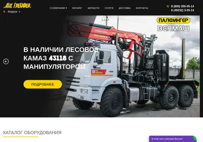 Снимок главной страницы ans-greifer.ru