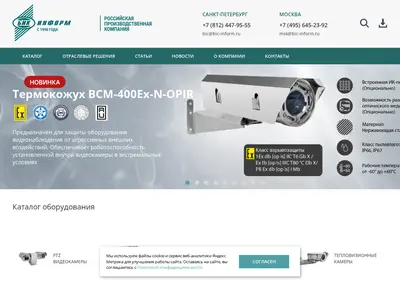 Снимок главной страницы bic-inform.ru