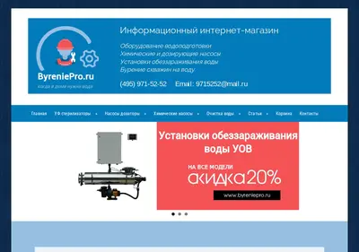 Снимок главной страницы byreniepro.ru