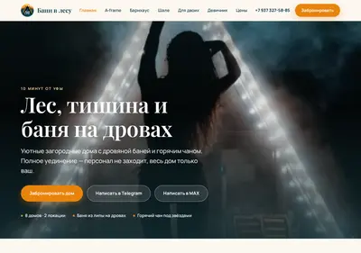 Снимок главной страницы banivlesu.ru