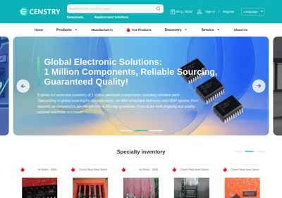 Снимок главной страницы censtry.ru