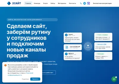 Снимок главной страницы 2site.ru