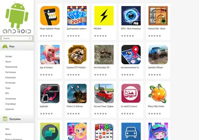 Снимок главной страницы app-andro.ru