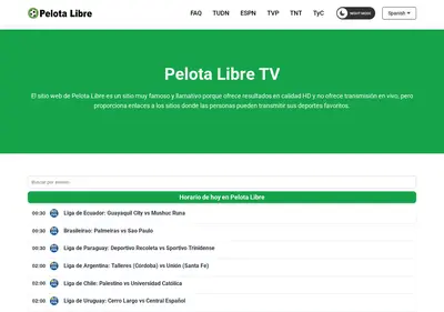 Снимок главной страницы pelotalibrehd.su