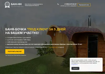 Снимок главной страницы ban-nn.ru