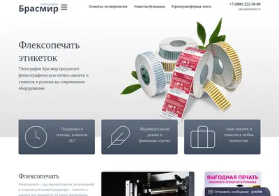 Снимок главной страницы brasmir.ru