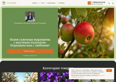Снимок главной страницы 1000kornei.ru