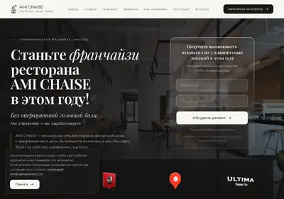 Снимок главной страницы amichaise-franch.ru