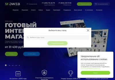 Снимок главной страницы dw24.su