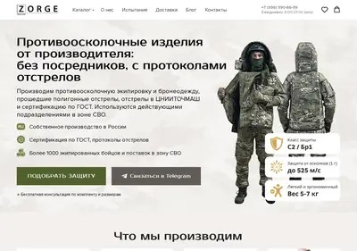 Снимок главной страницы zorge.su