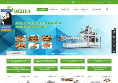 Снимок главной страницы cndexiya.ru